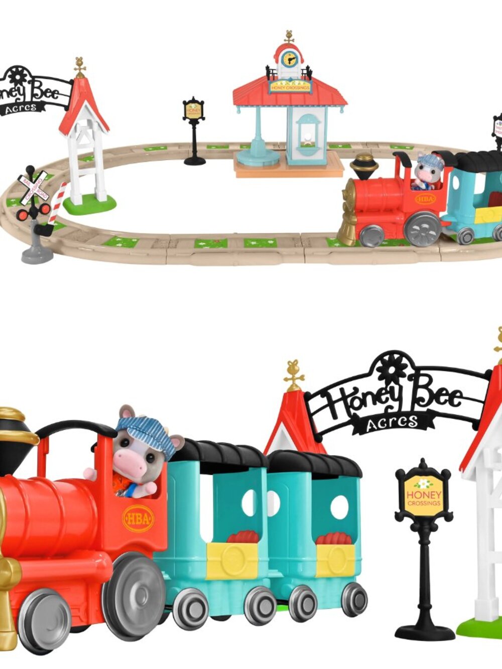 NEW Honey Bee Acres Thistlestop Electric Train Station